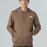 THE NORTH FACE-Felpa con Cappuccio Simple Dome Marrone-TRYME Shop