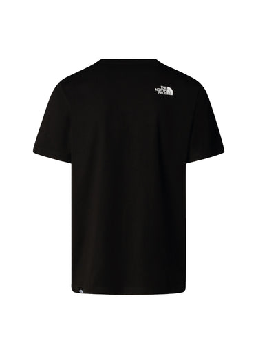 Kurzarm-T-Shirt mit schwarzem Print
