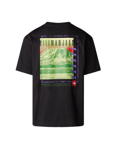 Oversize-T-Shirt mit schwarzem Print