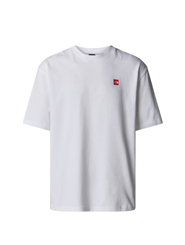 Oversize-T-Shirt mit weißem Print
