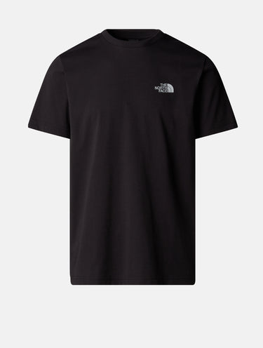 T-Shirt Regular mit reflektierendem Print Schwarz