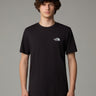 THE NORTH FACE-T-shirt Regular con Grafica Riflettente Nero-TRYME Shop