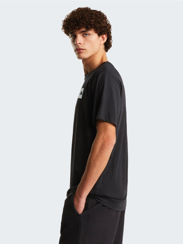 Crew Neck T-shirt with Logo Black