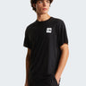 THE NORTH FACE-T-shirt Girocollo con Logo Nero-TRYME Shop