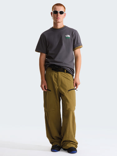 Short Sleeve T-shirt with Asphalt Graphic Print
