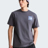 THE NORTH FACE-T-shirt in Cotone con Stampa Mountain Escape Antracite-TRYME Shop