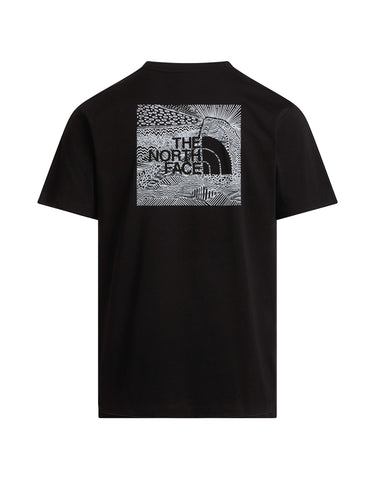 T-shirt with Commemorative Print Black