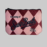 MC2 SAINT BARTH-Pochette Rombi Rosa e Bordeaux-TRYME Shop