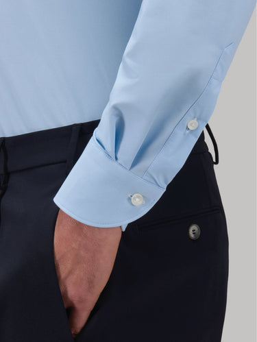 Camicia Active Shirt in Twill Oxford Celeste