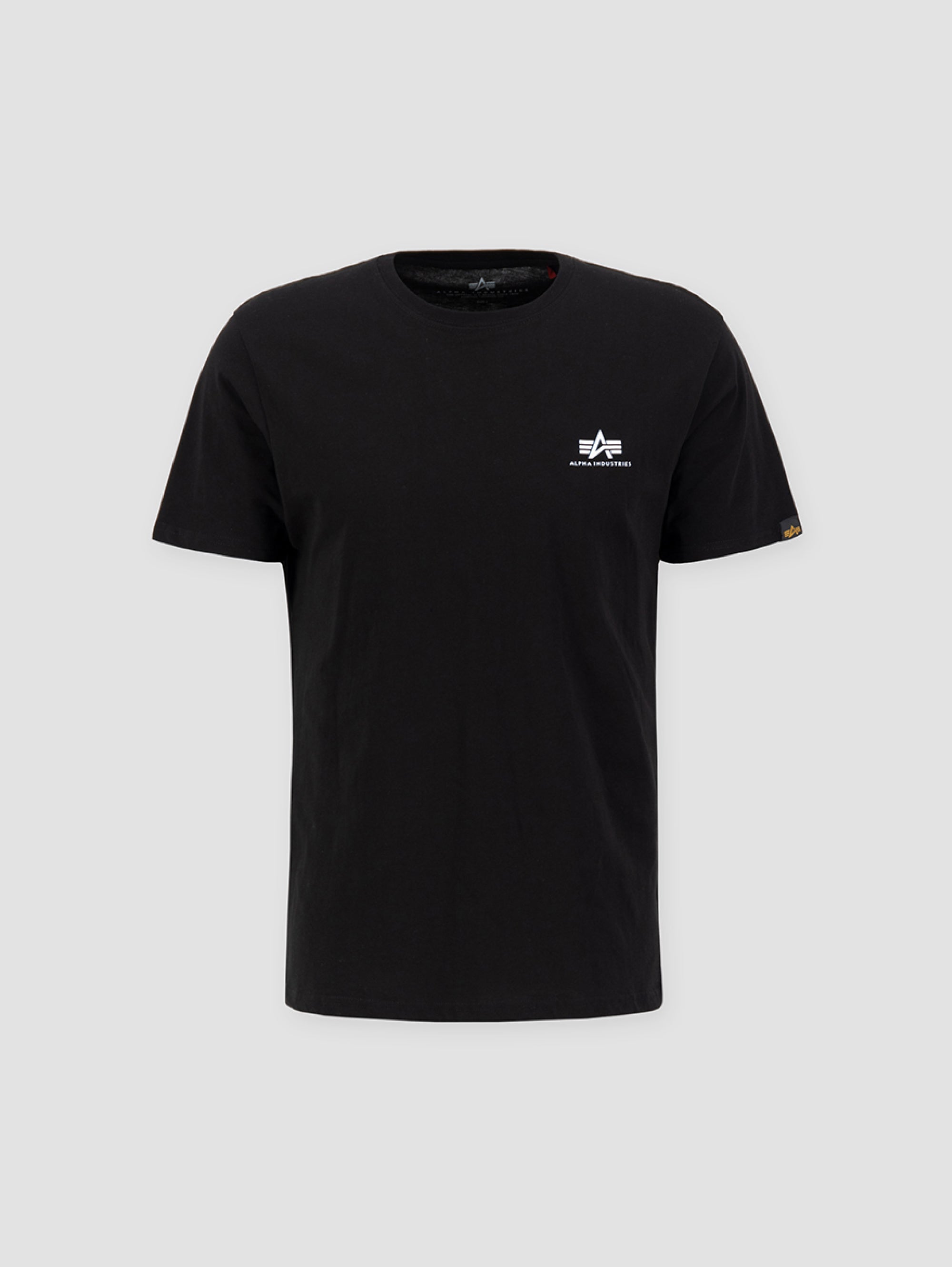 T-shirt with Logo on the Chest Black