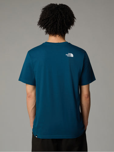 T-shirt Regular Fit con Logo Petrolio