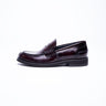 GEORGE HOL'S-Mocassino Penny Loafer in Abrasivato Bordeaux-TRYME Shop
