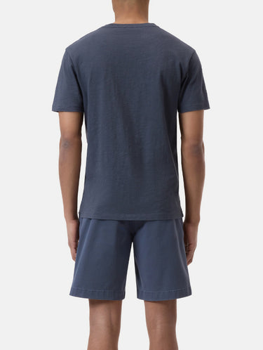 T-Shirt aus Bio-Baumwolle Blau