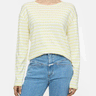 CLOSED-T-shirt Girocollo a Righe Giallo-TRYME Shop