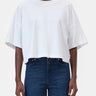 CLOSED-T-shirt Oversize in Cotone Bianco-TRYME Shop