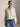 Maglia in Lana a Trecce con collo Polo Crema