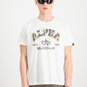 ALPHA INDUSTRIES-T-shirt con Stampa Camouflage Bianco-TRYME Shop