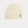 RALPH LAUREN-Berretto con Lavorazione a Trecce Crema-TRYME Shop