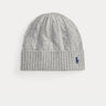 RALPH LAUREN-Berretto con Lavorazione a Trecce Grigio-TRYME Shop