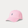 RALPH LAUREN-Cappello da Baseball in Cotone Twill Rosa-TRYME Shop