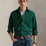 RALPH LAUREN-Camicia Oxford Slim Fit Tinta in Capo Verde-TRYME Shop