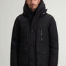 WOOLRICH-Parka Arctic in Ramar Cloth Evolution Nero-TRYME Shop