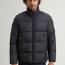 WOOLRICH-Piumino Corto in Microfibra Cloud Nero-TRYME Shop