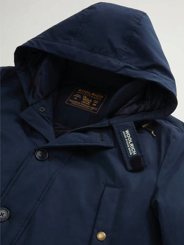 Parka aus Mikrofaser Mountain Cloth Blau