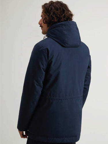 Parka aus Mikrofaser Mountain Cloth Blau