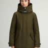 WOOLRICH-Parka Ramar Tre in Uno con Imbottitura Verde Scuro-TRYME Shop