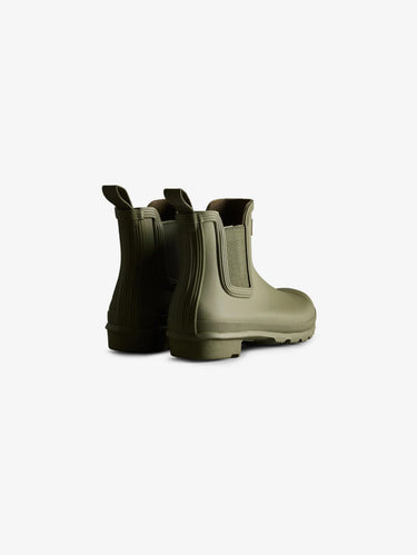 Bottines Chelsea en Caoutchouc avec Élastique Vertes