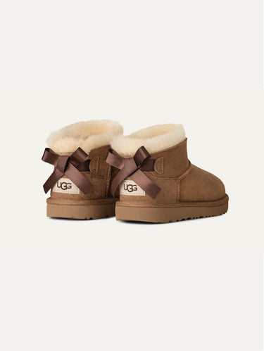 Bailey Bow Ultra Mini-Stiefel mit Schleife, Kastanienbraun