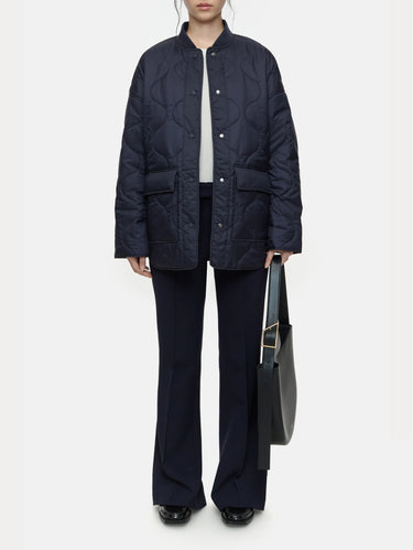 Giubbotto Trapuntato in Nylon Blu