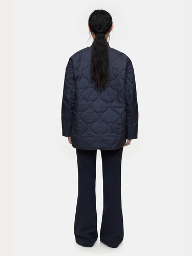 Giubbotto Trapuntato in Nylon Blu
