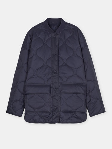 Giubbotto Trapuntato in Nylon Blu