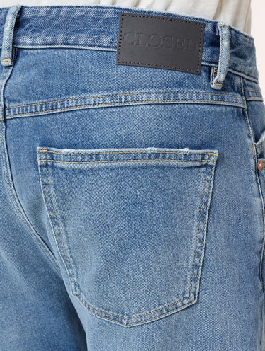 Salt and Pepper Effect Jeans Blue