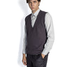 BARENA VENEZIA-Gilet in Maglia con Scollo a V Malva-TRYME Shop