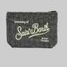 MC2 SAINT BARTH-Pochette Aline Tricot Grigio-TRYME Shop