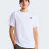 THE NORTH FACE-T-shirt Girocollo con Logo Posteriore Bianco-TRYME Shop