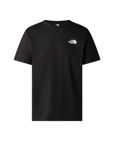 Kurzarm-T-Shirt mit Redbox-Print Schwarz
