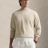 RALPH LAUREN-Felpa Girocollo in Cotone Loopback Beige-TRYME Shop