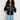 ESSENTIEL ANTWERP-Giacca Bicolore con Bottoni Dorati Nero-TRYME Shop