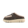 MOU-Pantofole Bounce Clog Metal Logo Marrone-TRYME Shop