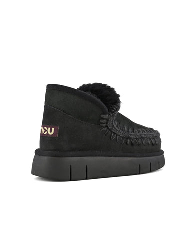 Stivaletto in Montone Sneakers Bounce Nero
