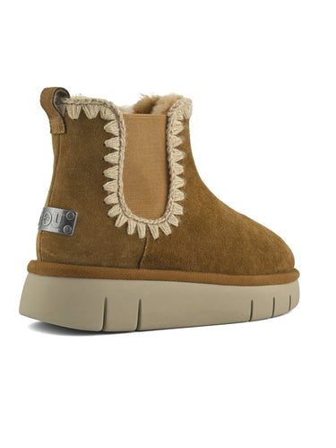 Stivaletto Chelsea in Montone Cognac