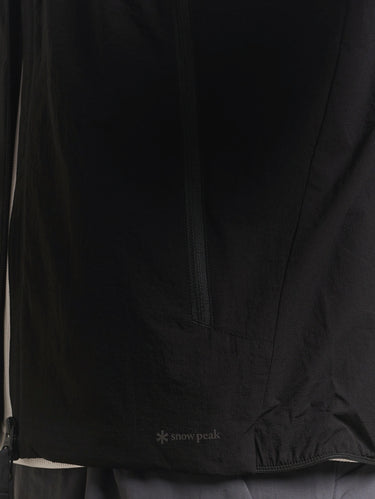 Gilet Traspirante con Polartec Nero