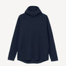 GOLDWIN-Felpa con Cappuccio in Waffle Leggero Blu-TRYME Shop