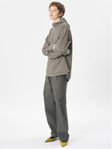 Pantaloni Cargo con Struttura Articolata Asfalto