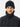Cappello con Risvolto e Membrana Windstopper Nero