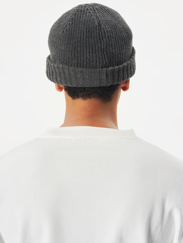 Cappello con Risvolto e Membrana Windstopper Asfalto